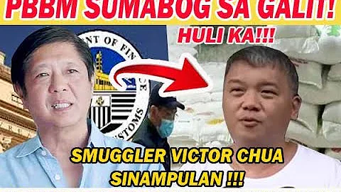 PBBM SUMABOG SA GALIT. SMUGGLER VICTOR CHUA SINAMP...
