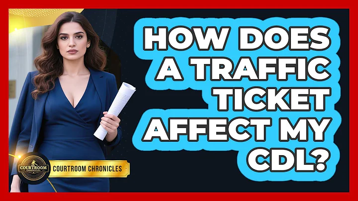 How Does a Traffic Ticket Affect My CDL?