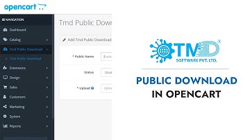 Public Download For Product In Opencart-TMD