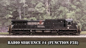 Scaletrains Norfolk Southern "Top Hat" w/ New Custom Sound File