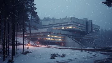 SCP: Research Center - 3 Hour SCP Ambient with Blizzard Sounds (Relaxing Music)