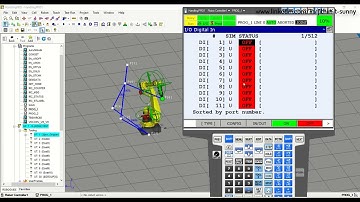 Virtual Commissioning With  Fanuc Robot and Allen Bradley PLC