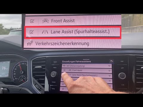 VW T-Roc Spurhalteassistent /ein und ausschalten /sinnvoll wann - YouTube