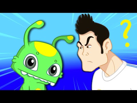 Groovy Марсианин хочет играть в футбол как Криштиану Роналду - Мультфильмы для детей на английском