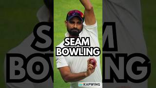What is Seam Bowling in Cricket? How to do Seam Bowling? #shorts