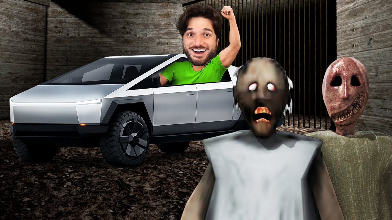A GRANNY ANTIGA E A NOVA ME VIRAM FUGIR DA CASA DE CYBERTRUCK BLINDADO! (2 NOVOS FINAIS)