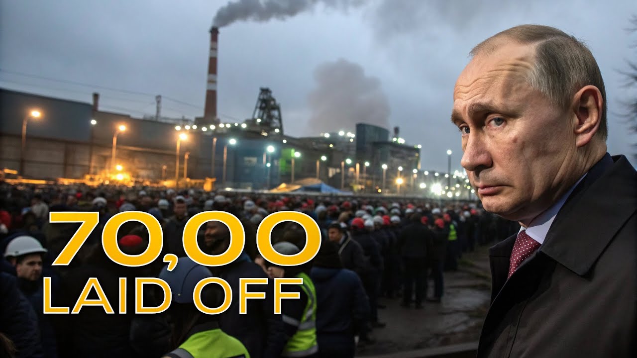 Mass Layoffs Hit Moscow: 70,000 Workers Turn on Putin