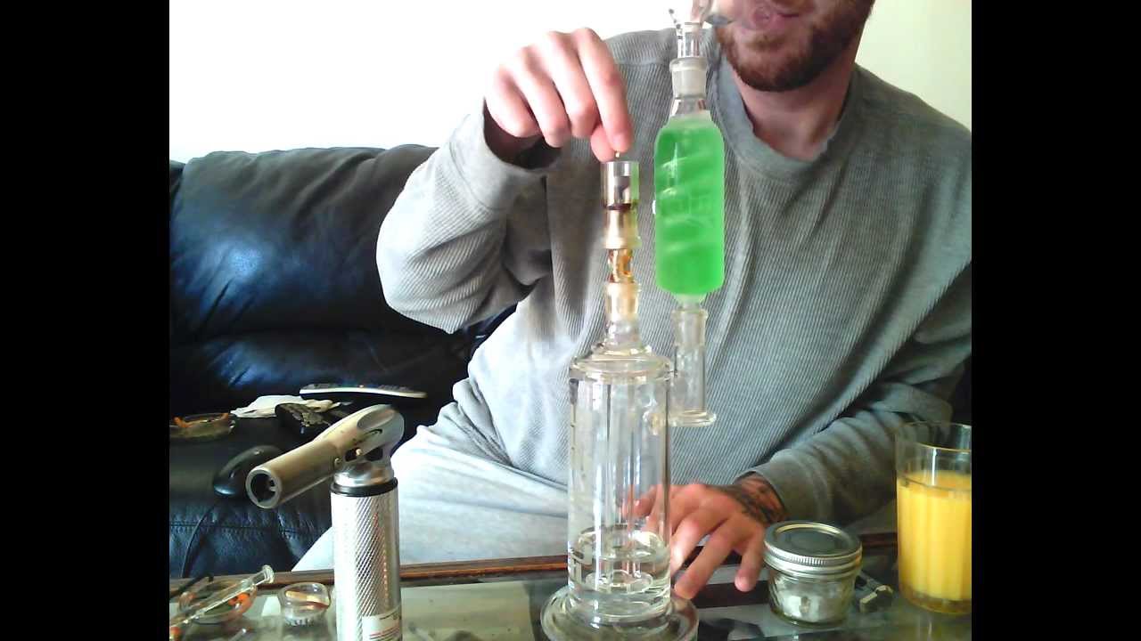 V3 ti-nail from HIGHLY EDUCATED with frozen coil piece dab