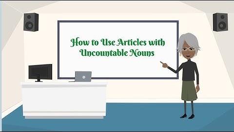 How to use Articles with Uncountable Nouns || Complete English Grammar
