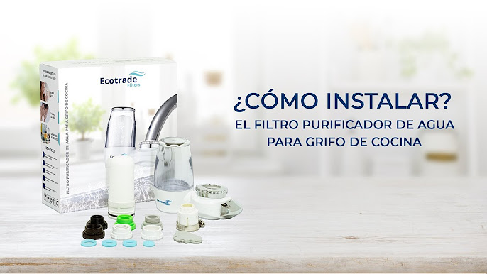 Mantenimiento del Filtro Purificador de Agua para Grifo Cocina de uso  casero Ecotrade Filters. 