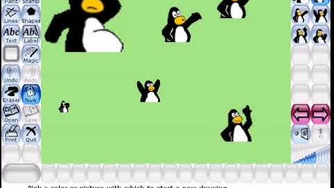 Class 4 Tux paint part 2