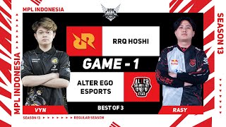 [Game - 1] RRQ HOSHI vs ALTER EGO ESPORTS | MPL ID S13
