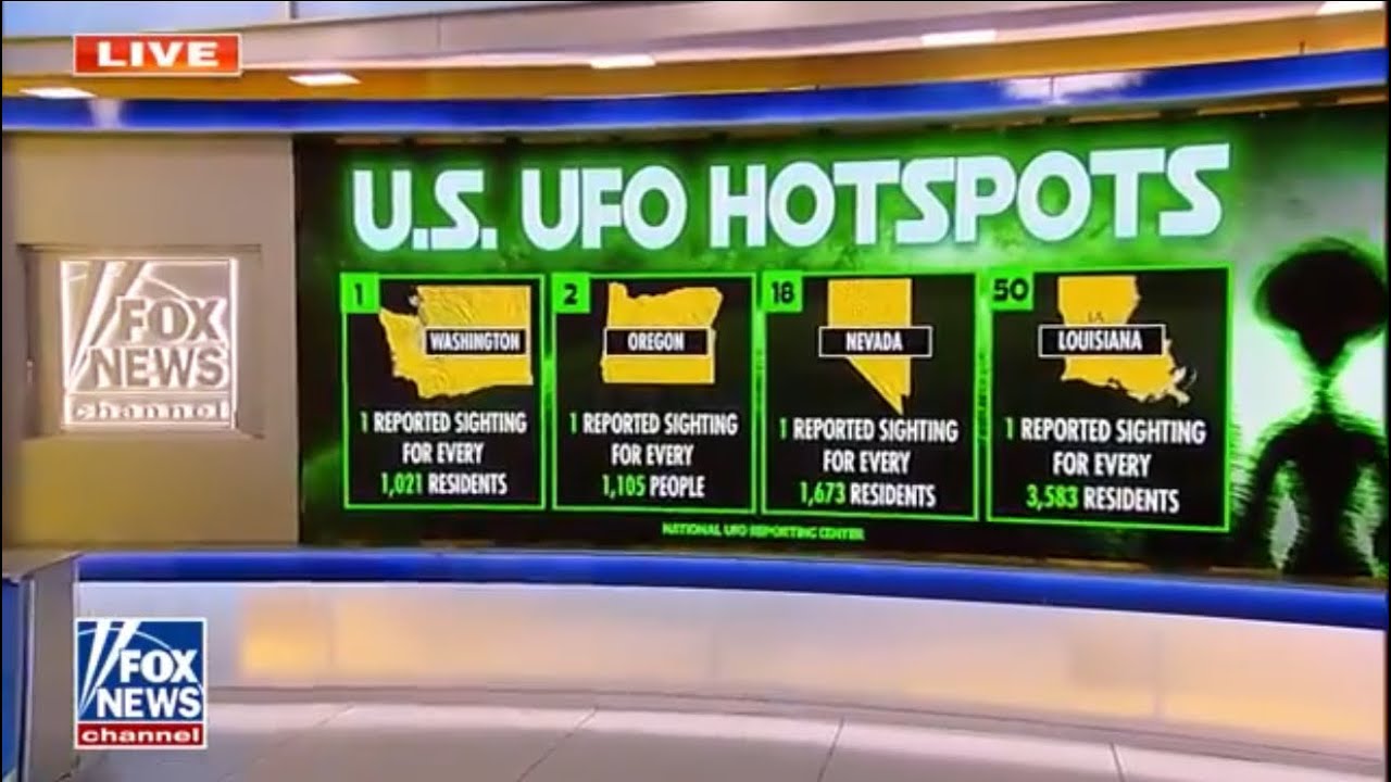 ТЕЛЕФОН: Лучшие штаты для наблюдения за НЛО — 31 октября