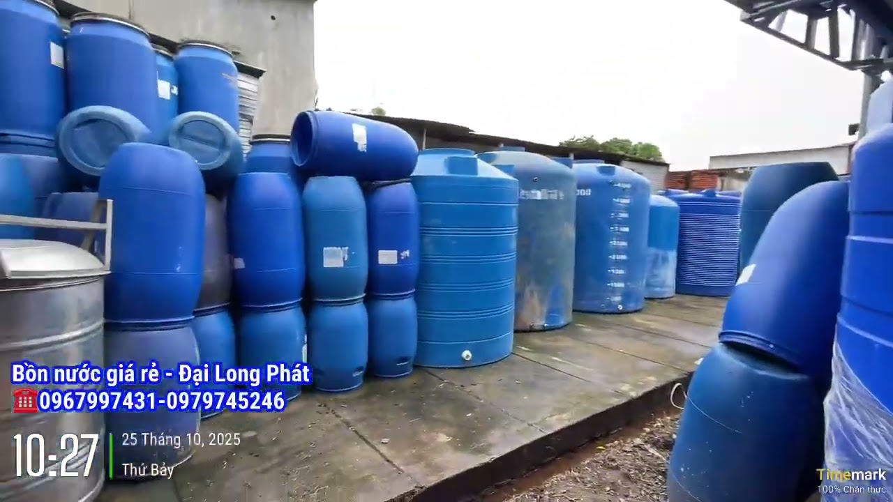 kho bồn nước nhựa và inox với đa dạng dung tích tại tphcm 