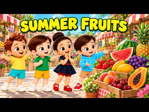 Summer Fruits Song | Yummy Fruit Song for Kids | JollyJube