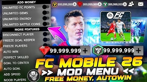 FC Mobile 26 MOD MENU v26.0.01 - Unlimited Money,Fc Points | FC MOBILE MOD APK Unlimited Money