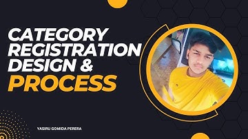 Web project Task 46 | Web Application Category Registration | 1st year | Java Institute