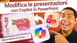 NUOVO! Copilot in PowerPoint: ora CREA e MODIFICA ogni slide! 🤩📝 | Microsoft 365
