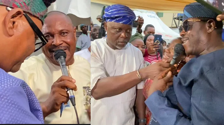 Moment Dele Odule, Ogogo And saheed balogun compete on stage at 70th birthday of Prince Jide kosoko,