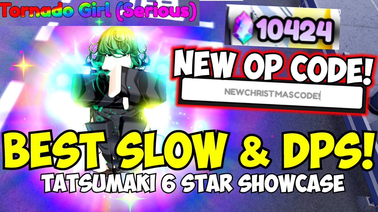NEW OP CODE!] 6 Star Tatsumaki IS OP SLOW & FULL AOE DPS!