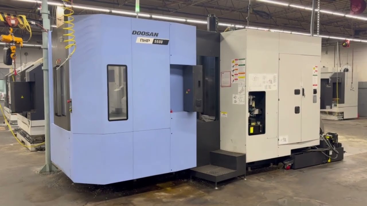 Doosan NHP5500 4-Axis CNC Horizontal Machining Center, S/N: MH0020