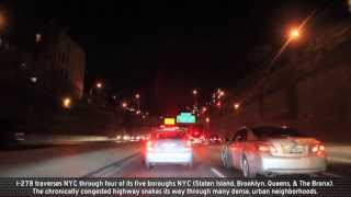 I-278: The BQE at Night (Exits 26 to 33)