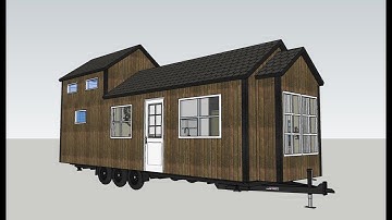 tiny house | 1 | made in sketchup