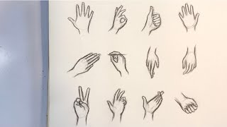 Vẽ bàn tay đơn giản  | How to draw hands ✨💕