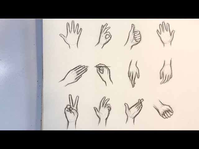 Vẽ bàn tay đơn giản | How to draw hands ✨???? - YouTube