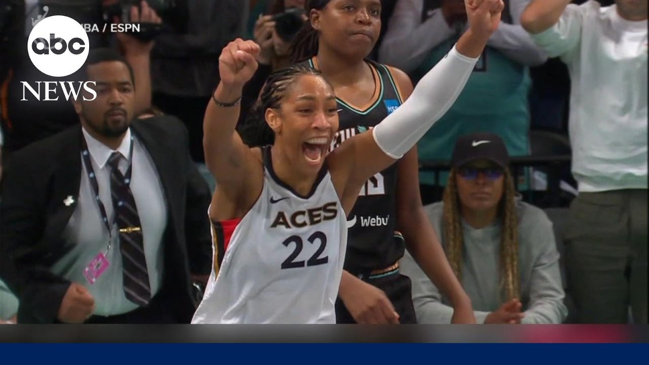 Las Vegas Aces become first repeat WNBA champs in 21 years, beating Liberty  70-69 in Game 4