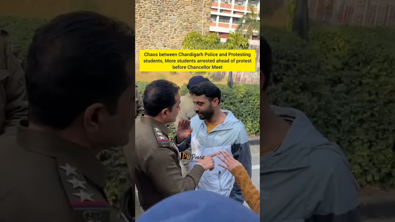 Police arrest one student sitting on dharna in PU| Panjab University bachao morcha protest|