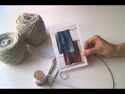 Knitting a square - I'm learning s2kp :-)