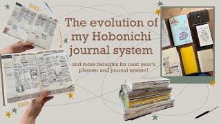My Hobonichi journal system | The evolution of my journalling