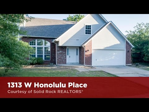 1313 W Honolulu Place, Broken Arrow, OK home video tour
