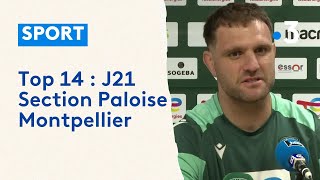 Top 14, J21, Section Paloise Montpellier