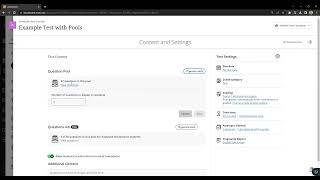 Copying Question Pools and Random Block Tests from Original to Ultra Blackboard