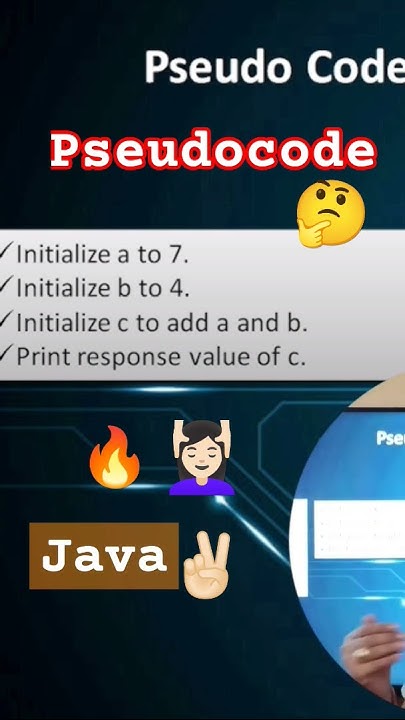 Pseudocode in Java | Java Pseudocode | algorithm | @cyberspace6686 ...