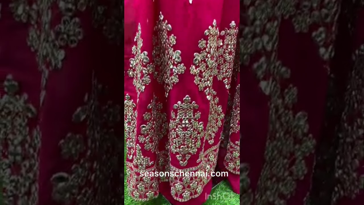 RANI PINK MIRROR, ZARI, SEQUINS AND BEADS WORK SALWAR SUIT WITH PALAZZO PANT  SERL00361006RANI