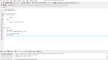 contoh program rekursif pada pemrograman C++