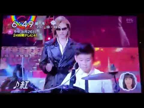 全盲の少年ドラマー酒井響希、X Japan Yoshikiとの初セッション