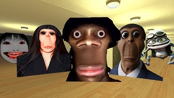 MY NAME IS AUUGHH OBUNGA CRAZY FROG AND ROSHALIA NEXTBOTS GMOD #garrysmod #yoshiegaming