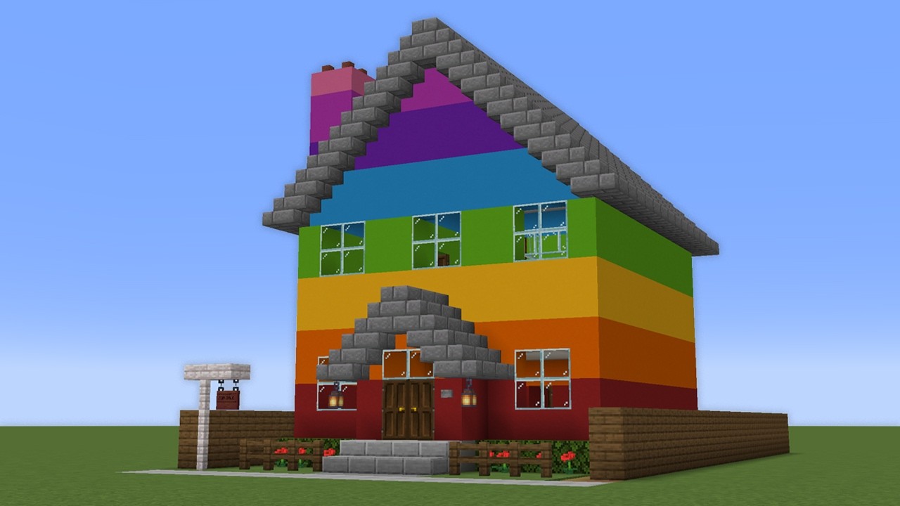 Construction In Minecraft How to Build a Construction Site in Minecraft (Completed House) | Part ...