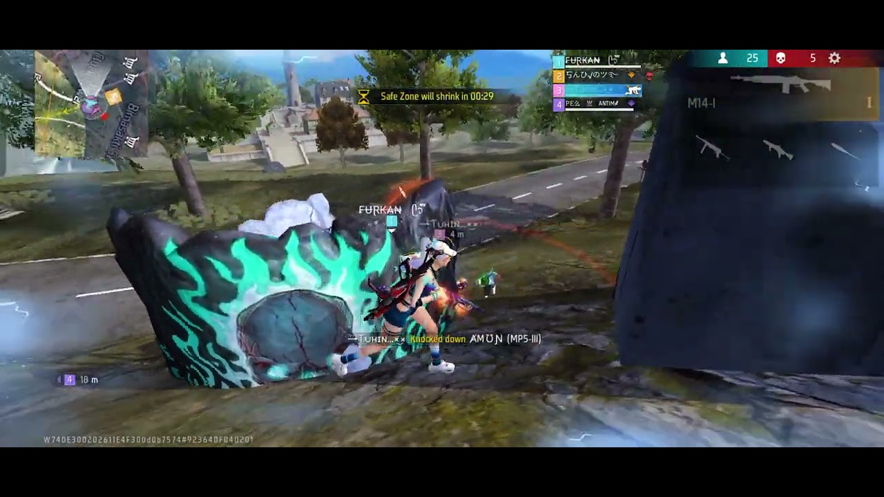 Garena Free Fire : 😄 Full Rush Gameplay | Playing with Squad | BR ...