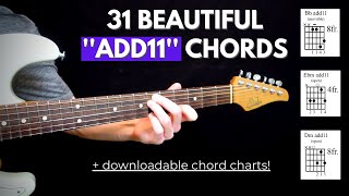 31 Beautiful ''ADD11'' Chords (everyone should know)