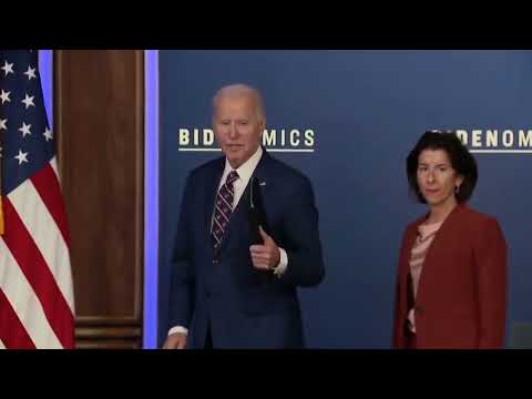 Байден прервал своё выступление прямо в ходе трансляции