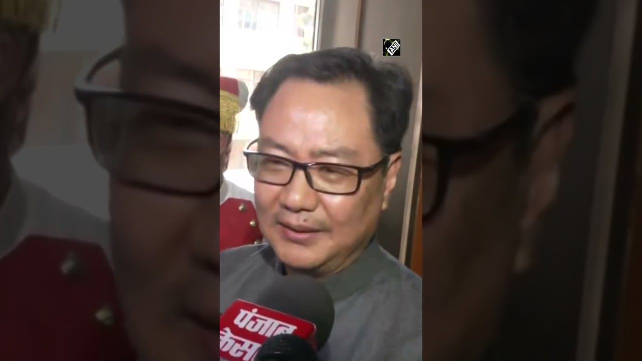 “Congress attacking judiciary in frustration” Kiren Rijiju on Manikandan’s ‘tongue’ remark
