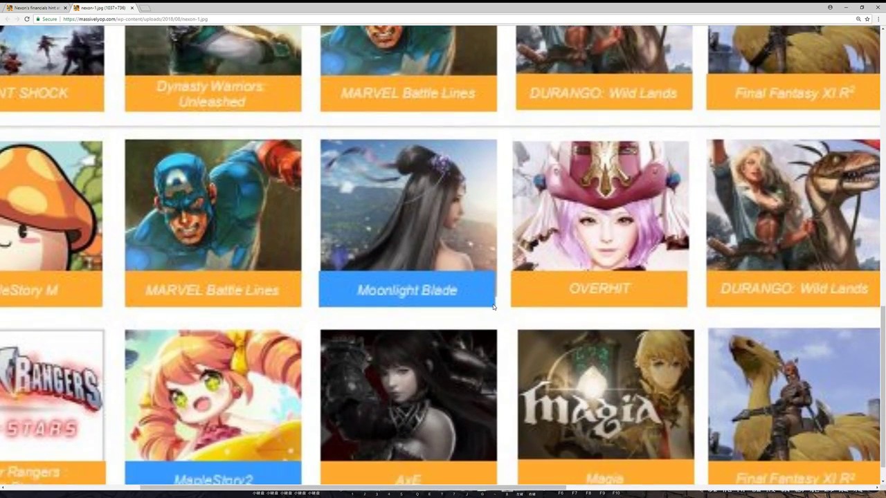 MOONLIGHT BLADE probably coming to WEST - NEXON pipeline