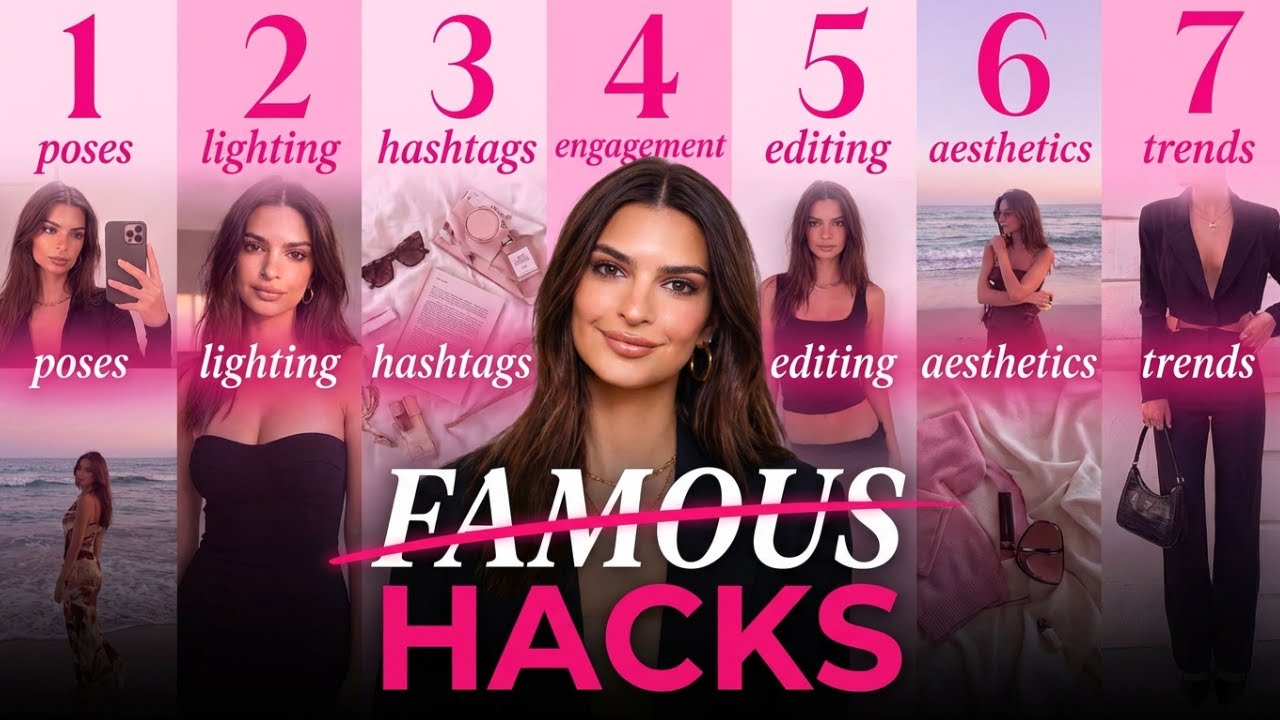 15 Hacks To Be Instagram Famous Like Emily Ratajkowski in 2026 - YouTube