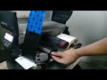 Installing ribbon and labels to the Zebra ZM400 printer