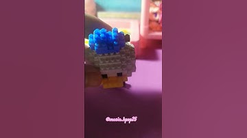 tutorial for making donald duck building blocks @MUSIC_KPOP25 #shortvideo